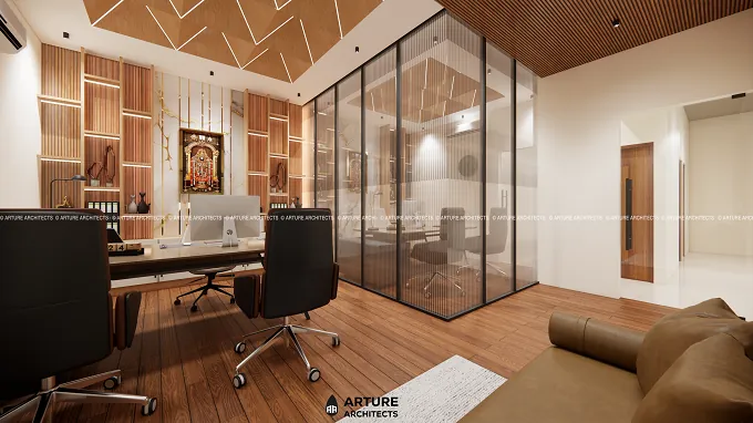 Linear Workstation Layout